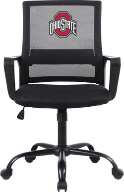 Tough Match NCAA Ohio State Black Desk Chair