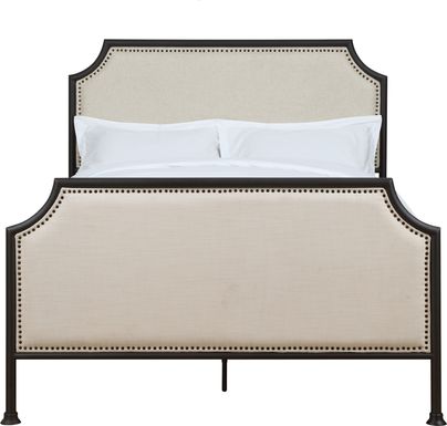 Uma Cream Queen Panel Bed