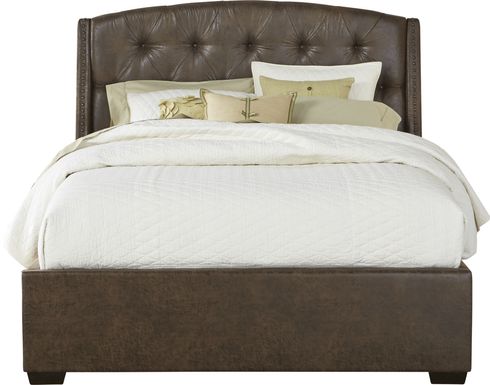 Urban Plains Brown 3 Pc Queen Upholstered Bed