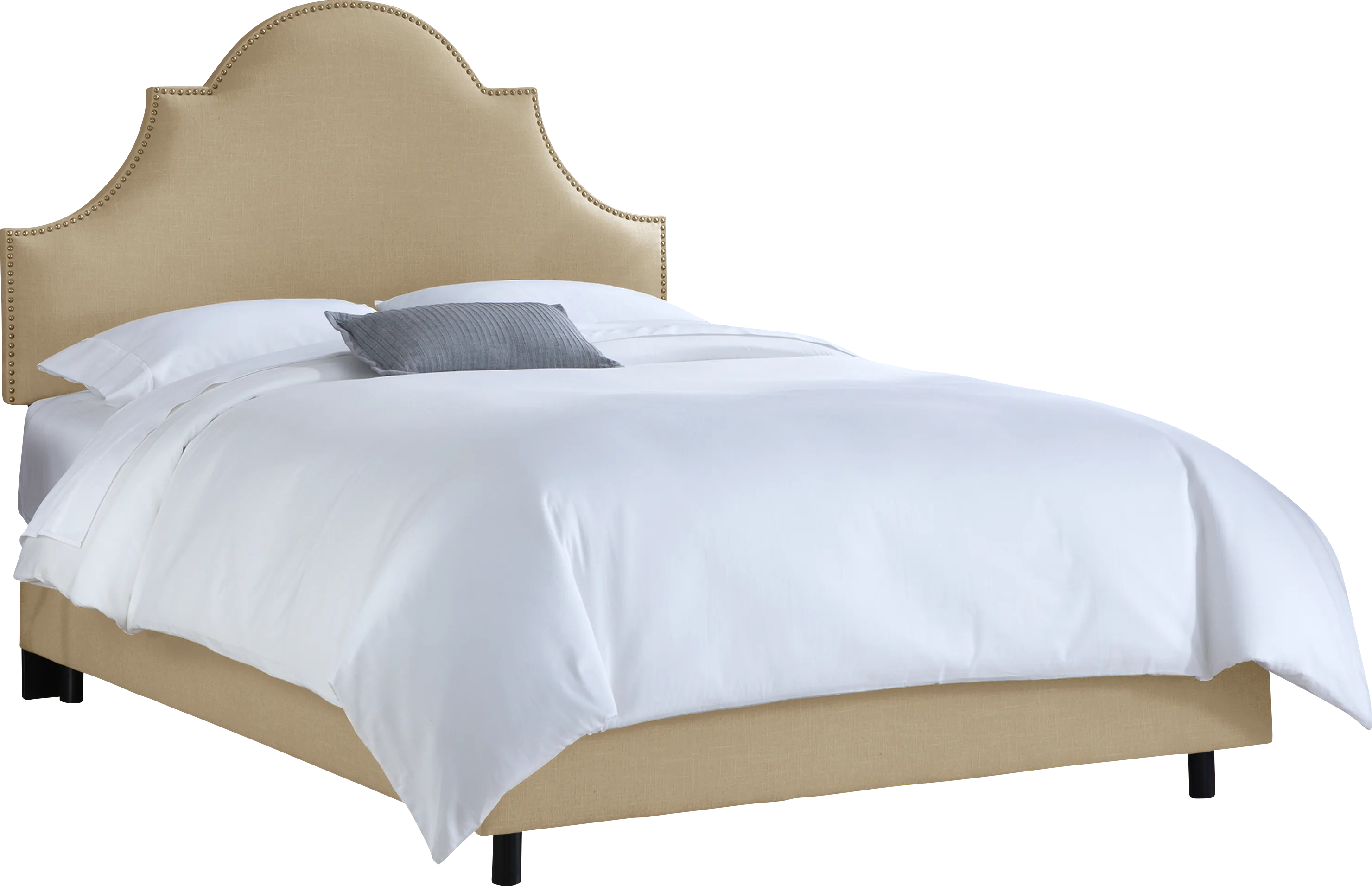 Vallie Sandstone King Bed - Thumbnail - Image 1