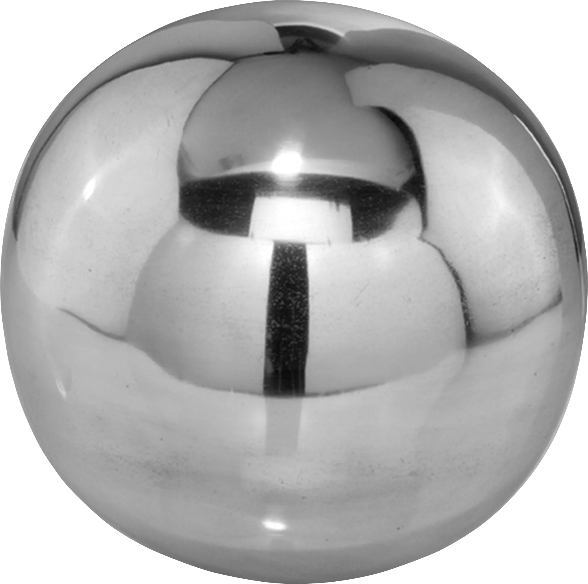 Polished Bola Silver 6 in. Sphere