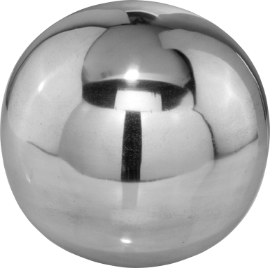 Polished Bola Silver 6 in. Sphere