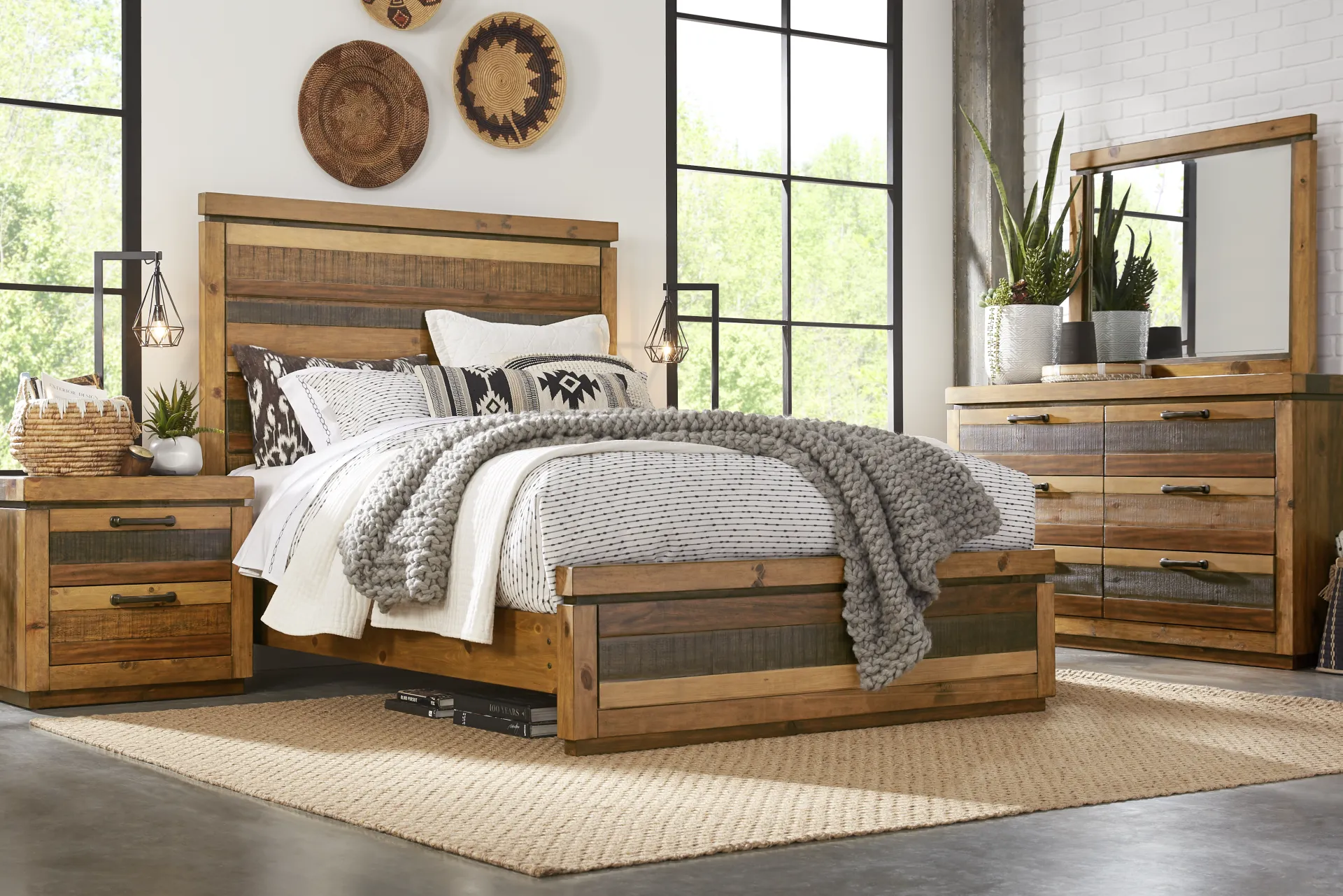 Westover Hills Brown 3 Pc Queen Panel Bed - Image 1