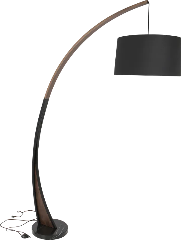 Roseneath Walnut Floor Lamp