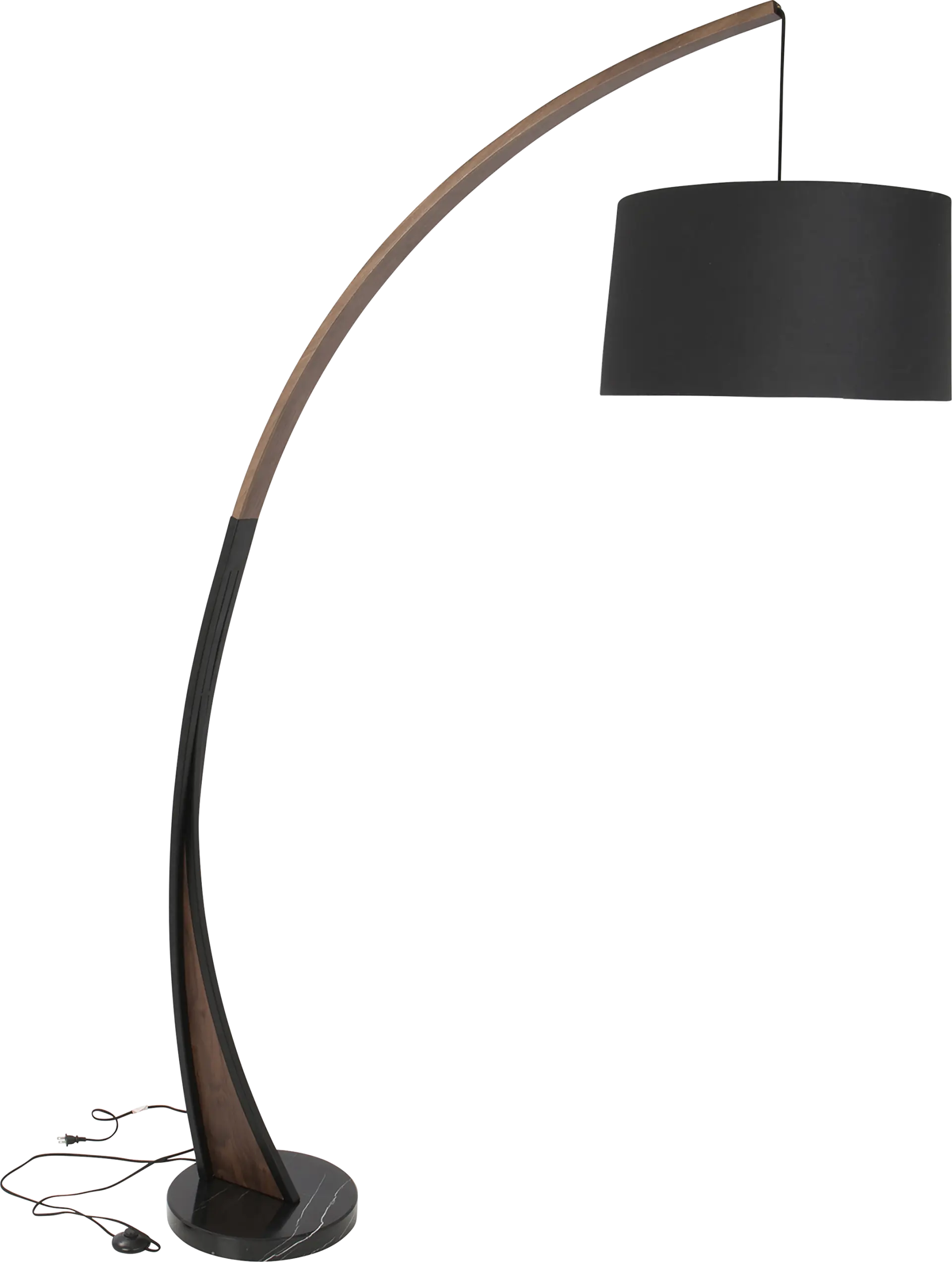 Roseneath Walnut Floor Lamp