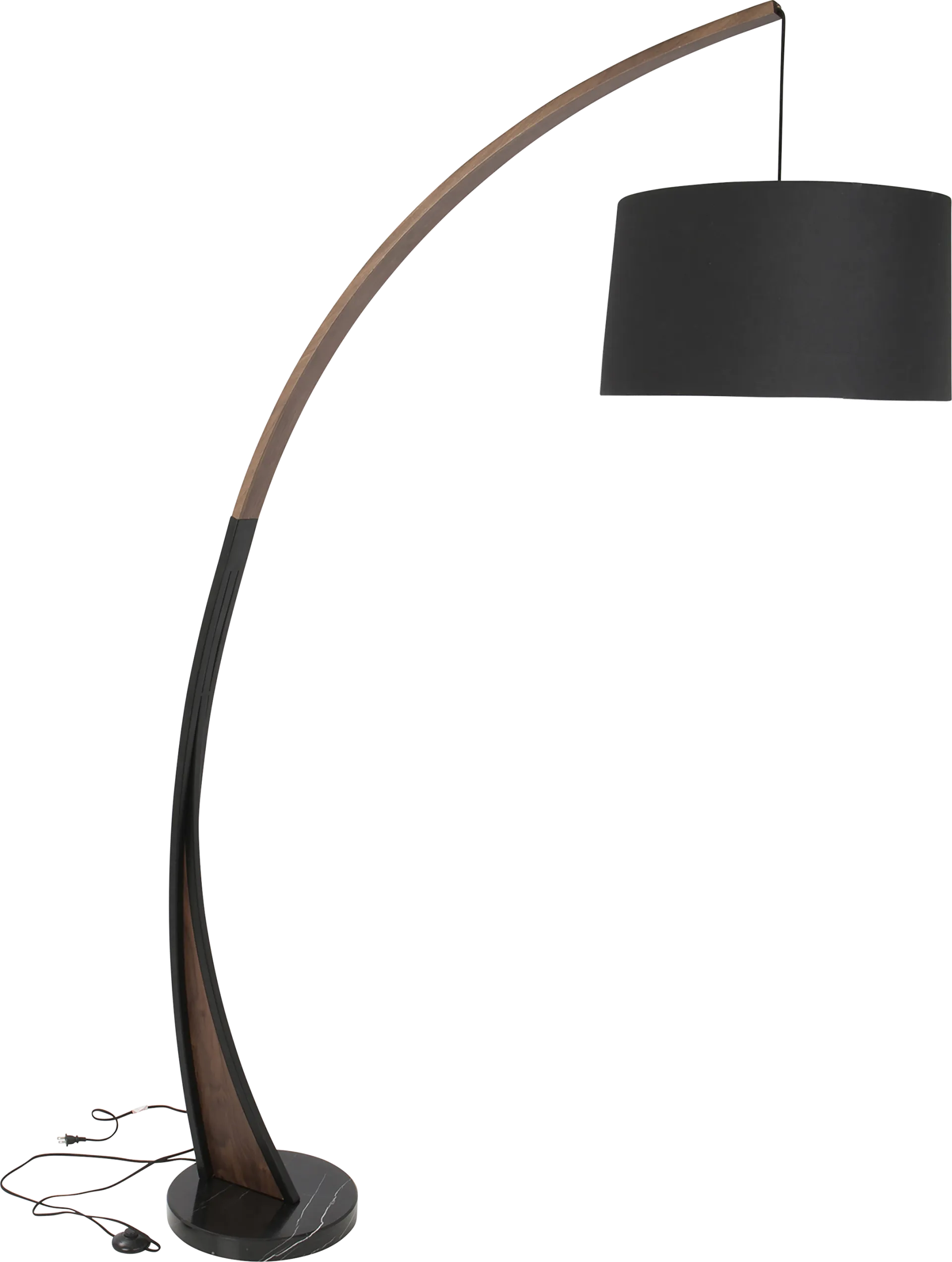 Roseneath Walnut Floor Lamp - Image 1