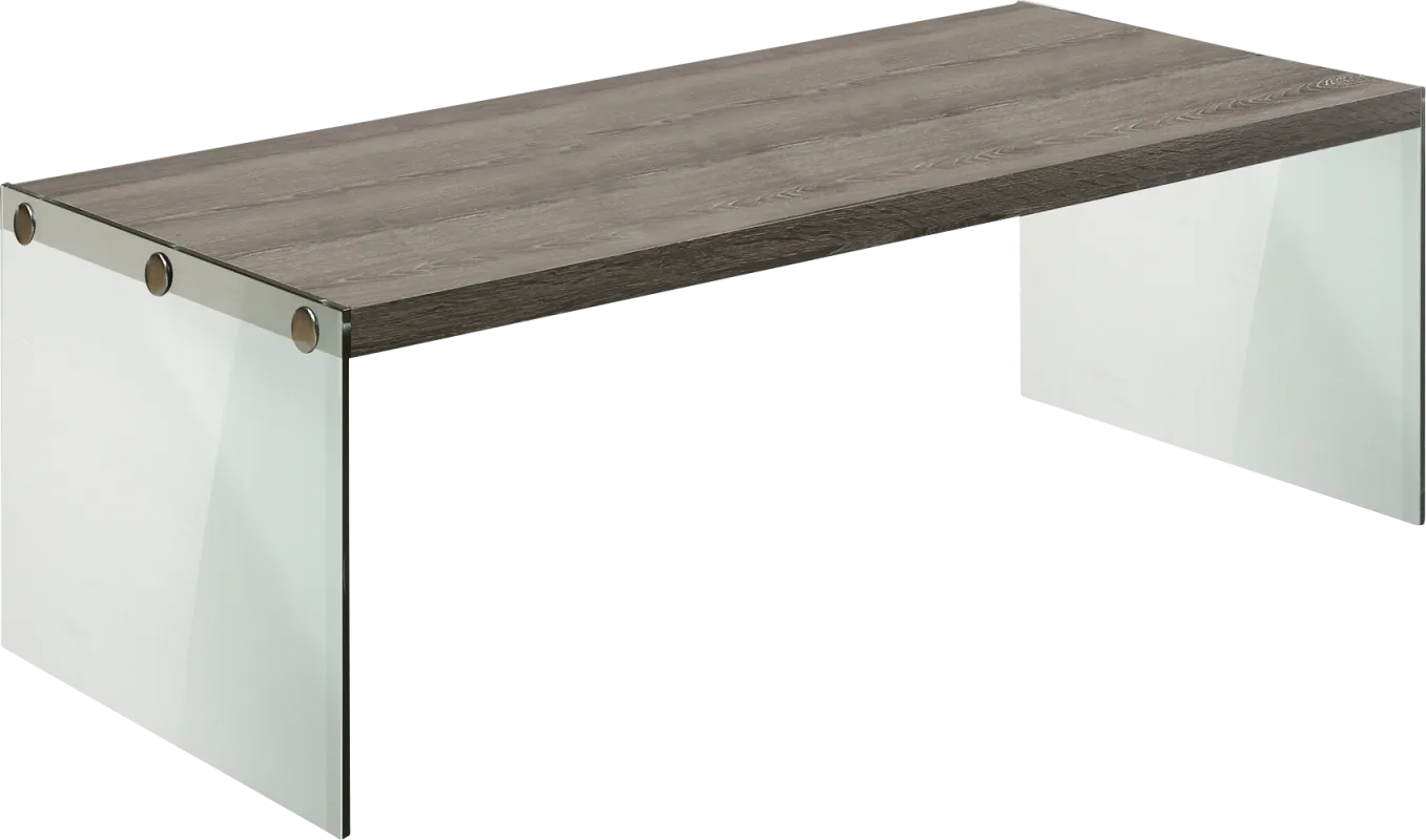 Housely Taupe Cocktail Table