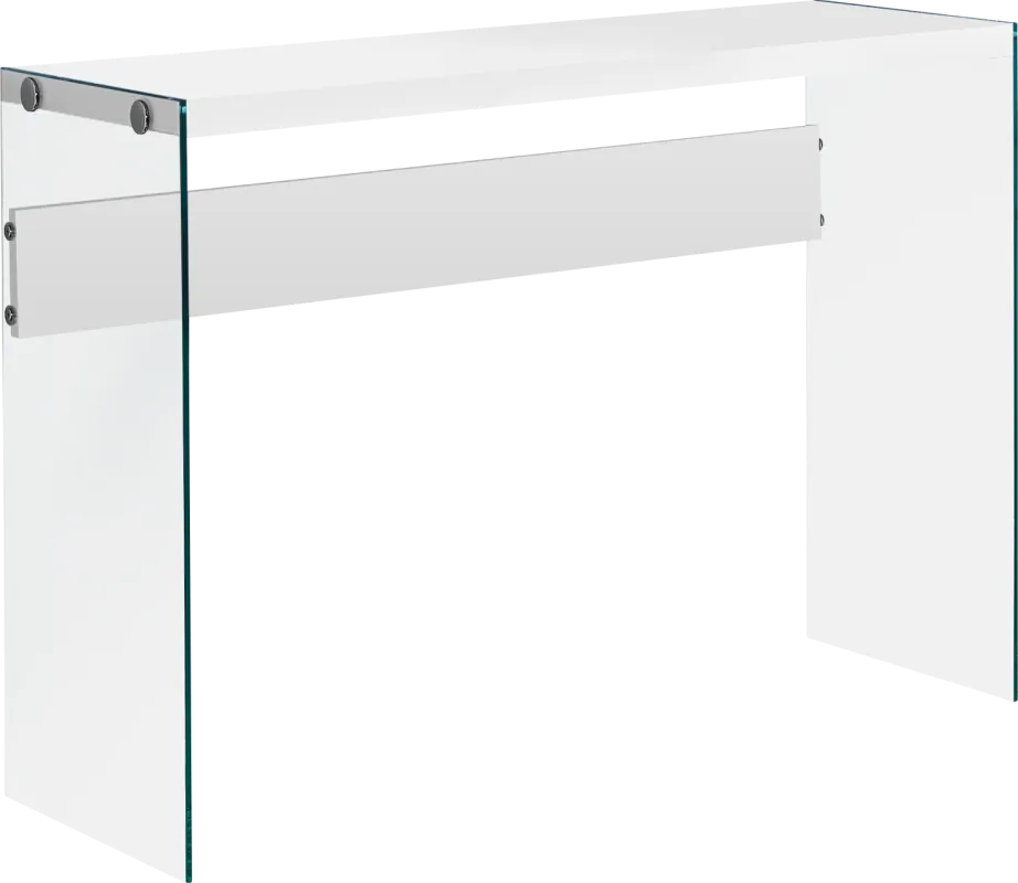 Housely White Console Table