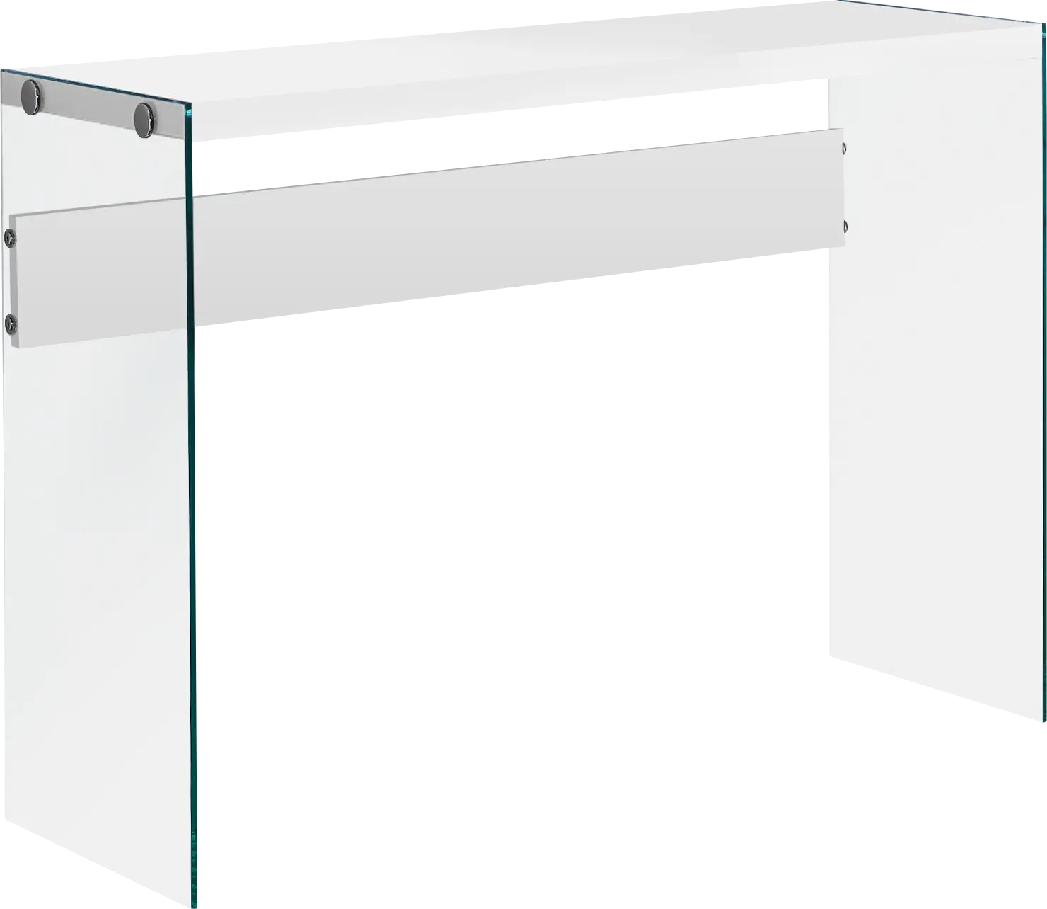 Housely White Console Table