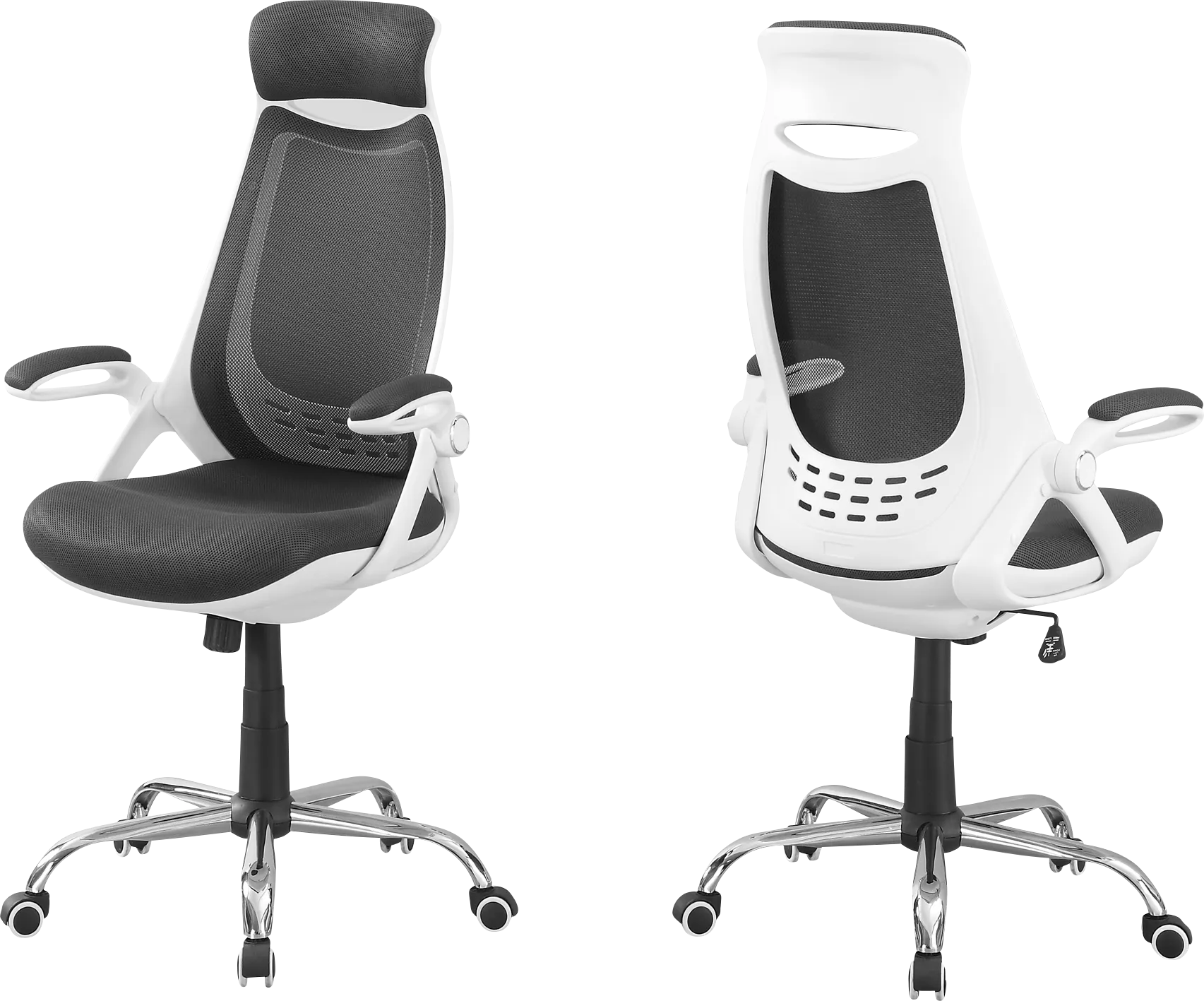 Oakvale White Desk Chair - Thumbnail - Image 1