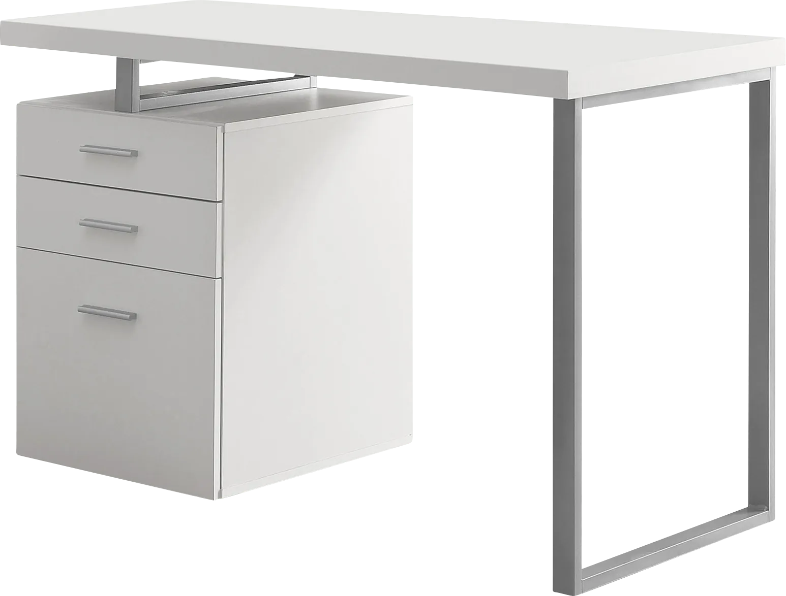 Windmier White Desk - Thumbnail - Image 1