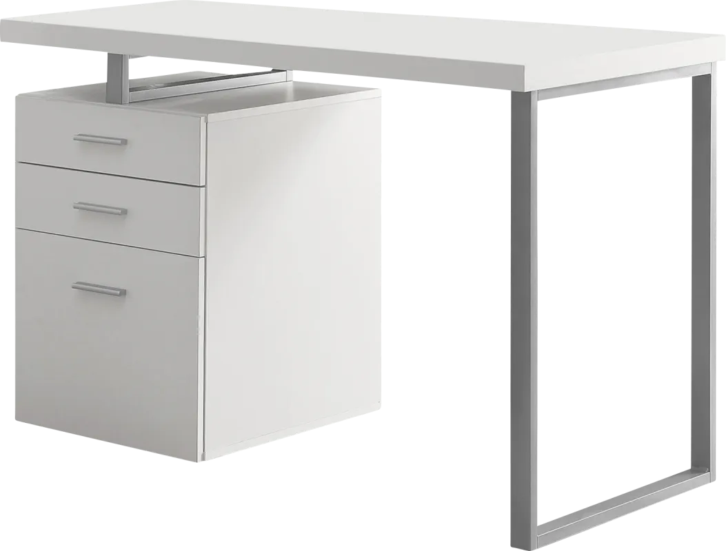 Windmier White Desk
