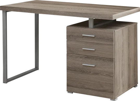 Windmier Dark Taupe Desk