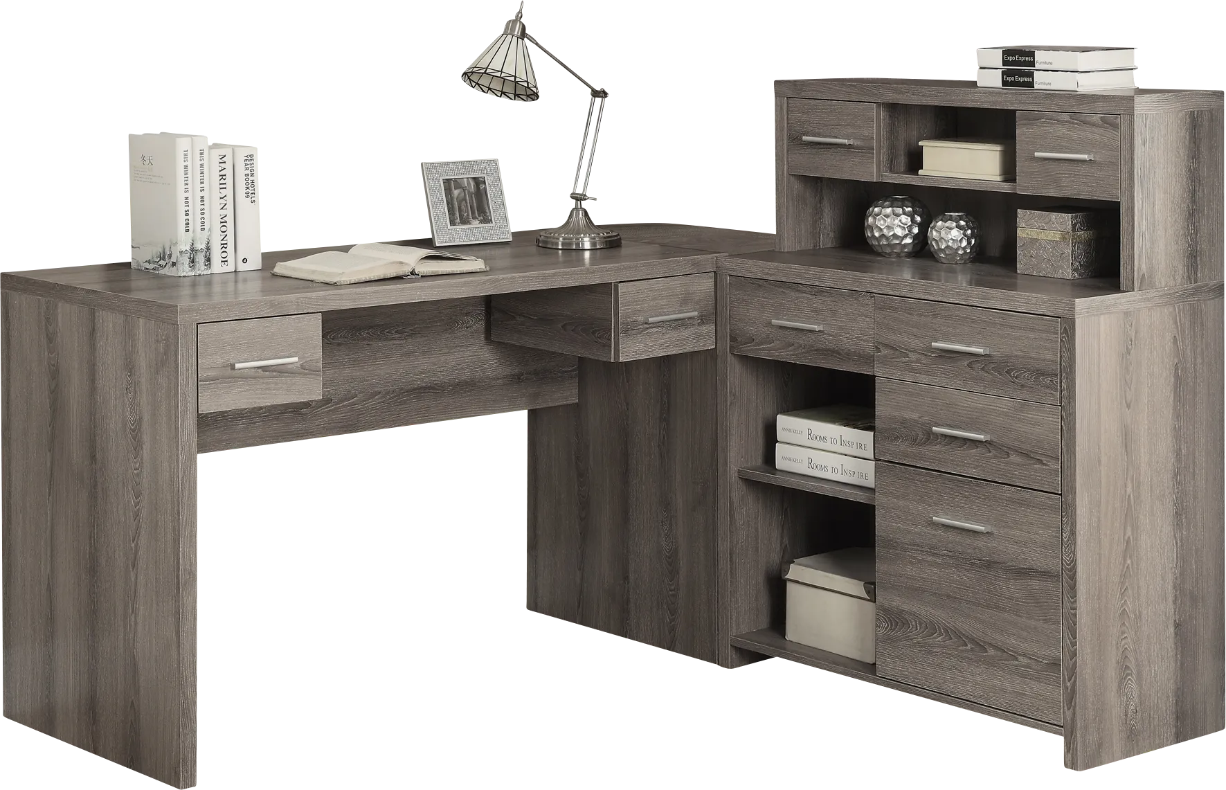 Tambec Beige Desk - Thumbnail - Image 1