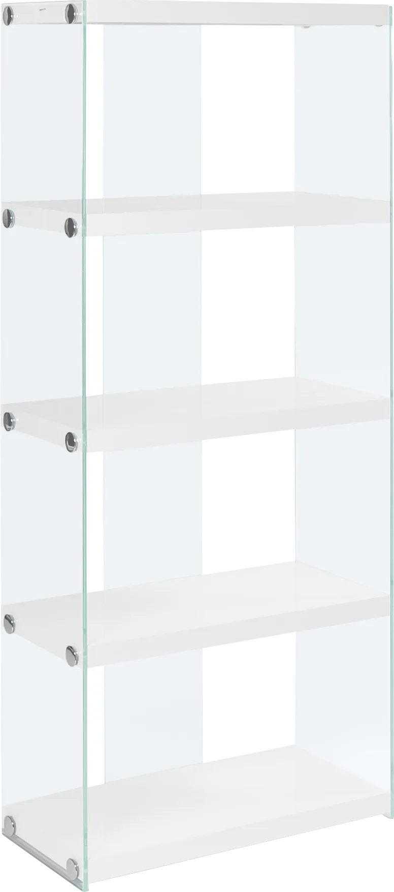 Mitchwin White Bookcase