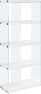Mitchwin White Bookcase