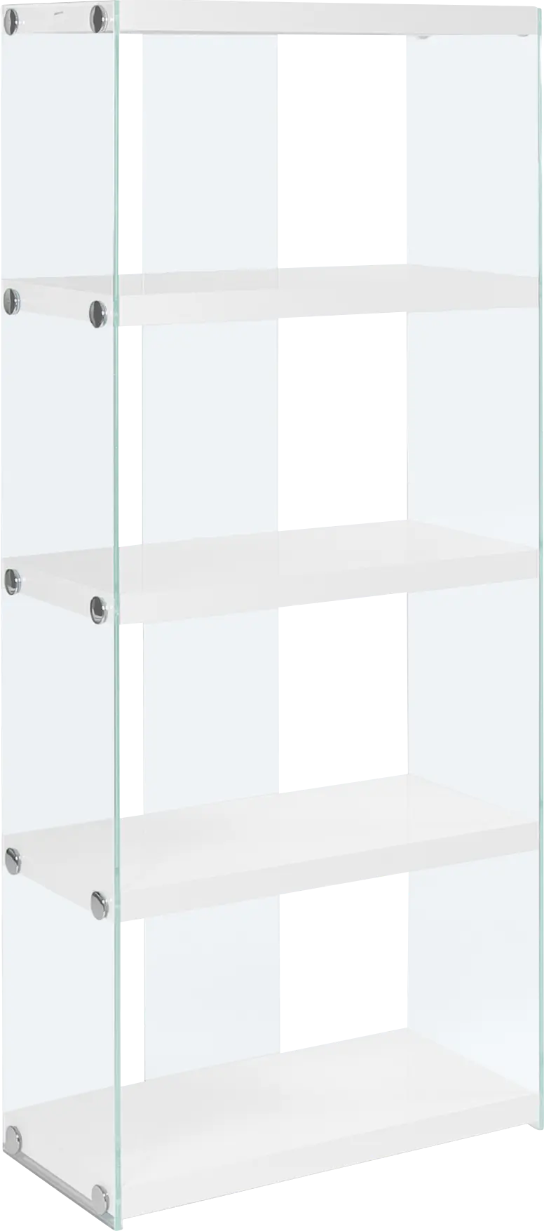 Mitchwin White Bookcase