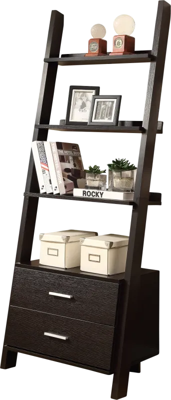 Singleton Cappuccino Bookcase