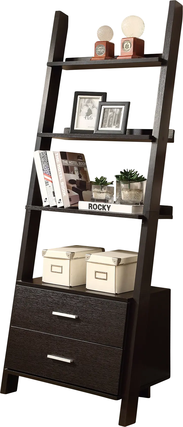 Singleton Cappuccino Bookcase