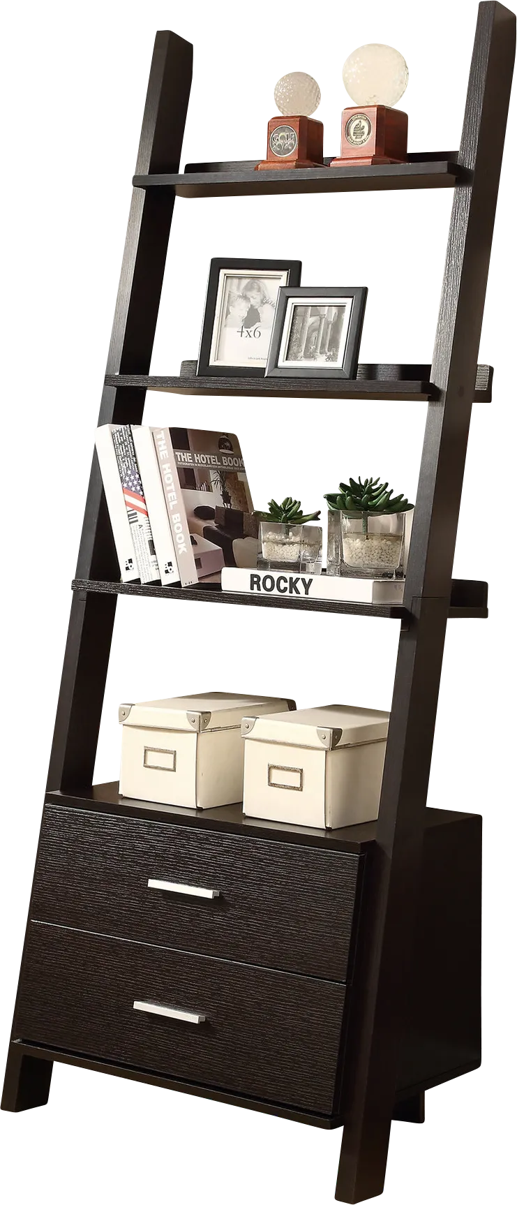 Singleton Cappuccino Bookcase - Image 1