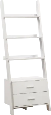 Singleton White Bookcase