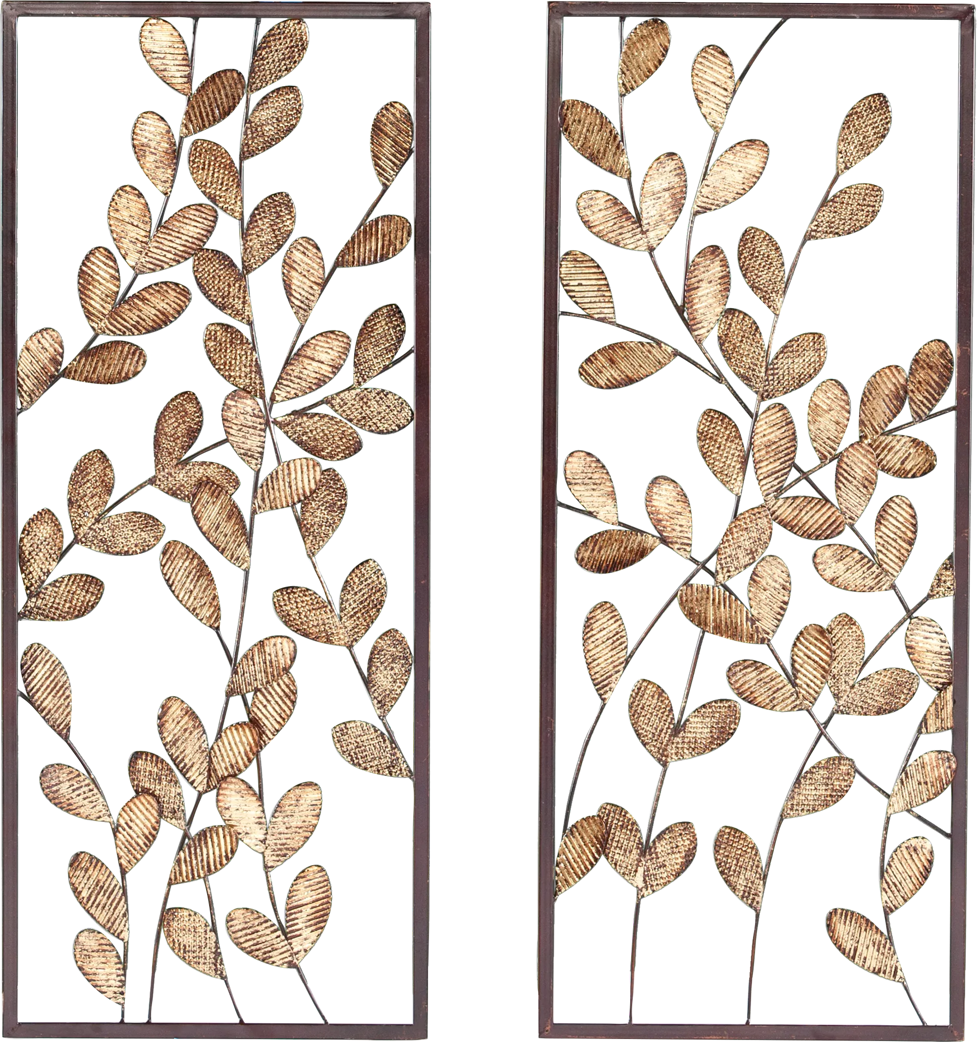 Beckington Gold Wall Decor, Set of 2 - Thumbnail - Image 1