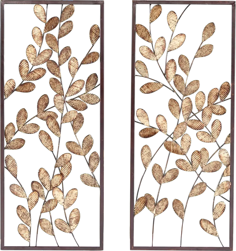 Beckington Gold Wall Decor, Set of 2