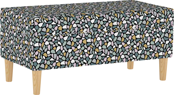 Spring Jewels Green Bench