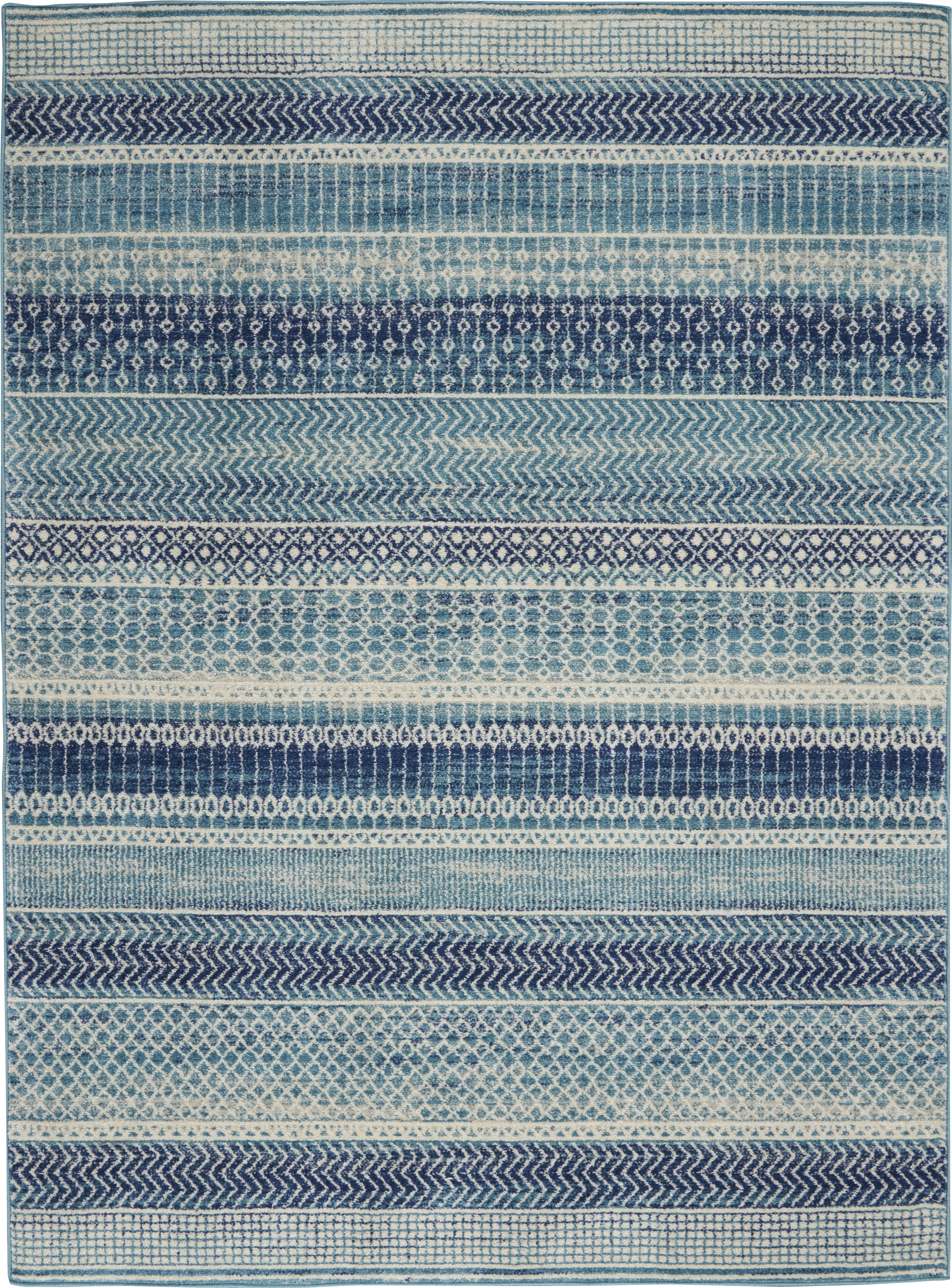 Kids Azurine Navy 5' x 7' Rug - Thumbnail - Image 1