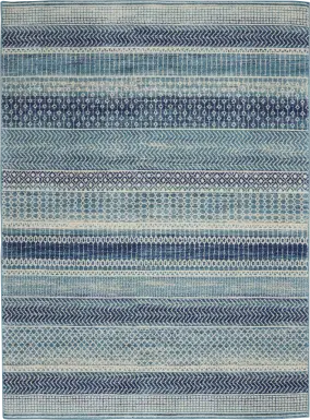 Kids Azurine Navy 5' x 7' Rug