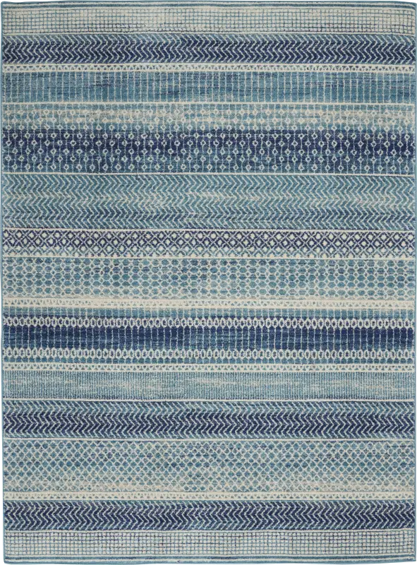 Kids Azurine Navy 5' x 7' Rug