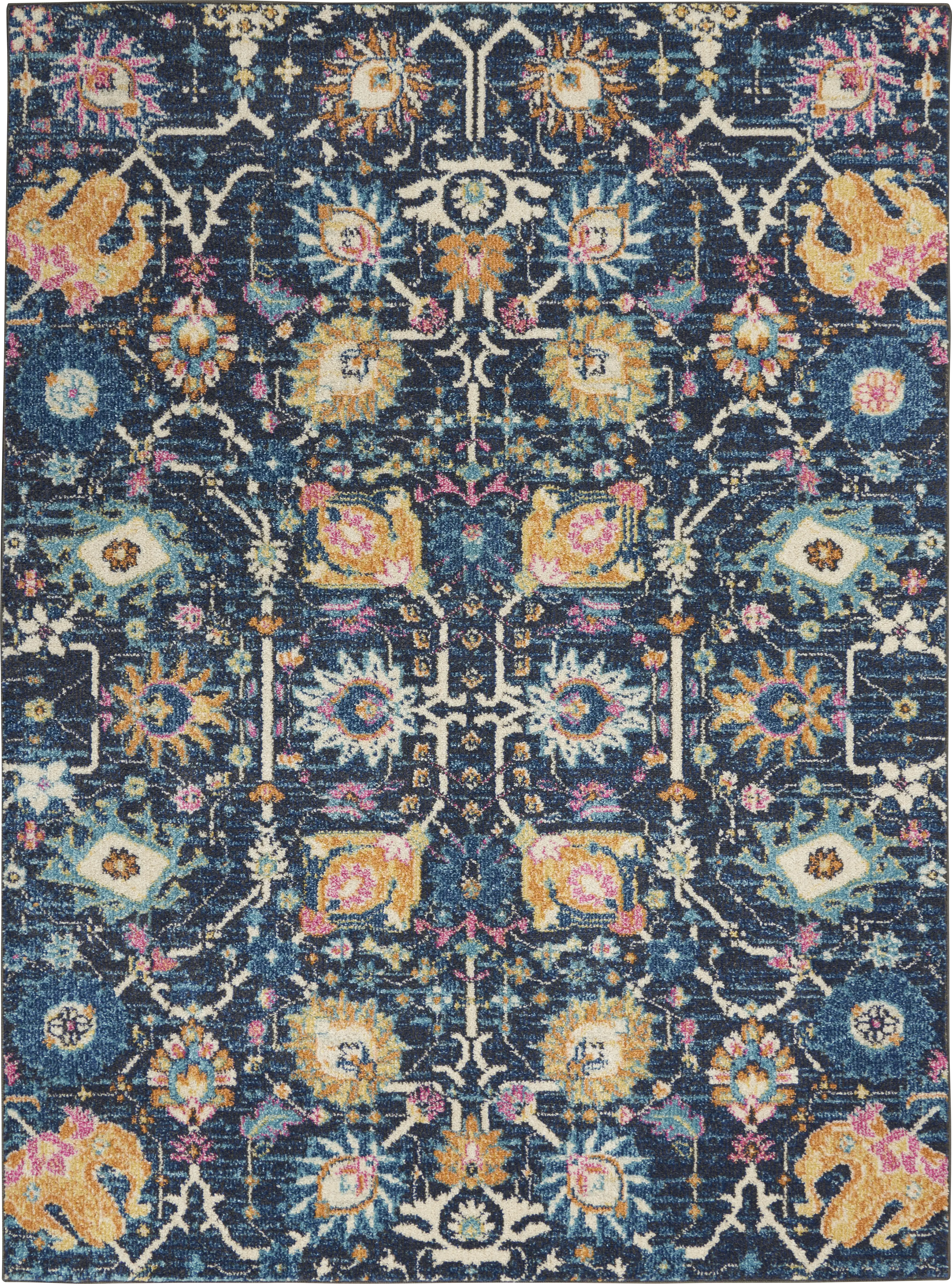 Kids Verenna Navy 5' x 7' Rug - Thumbnail - Image 1