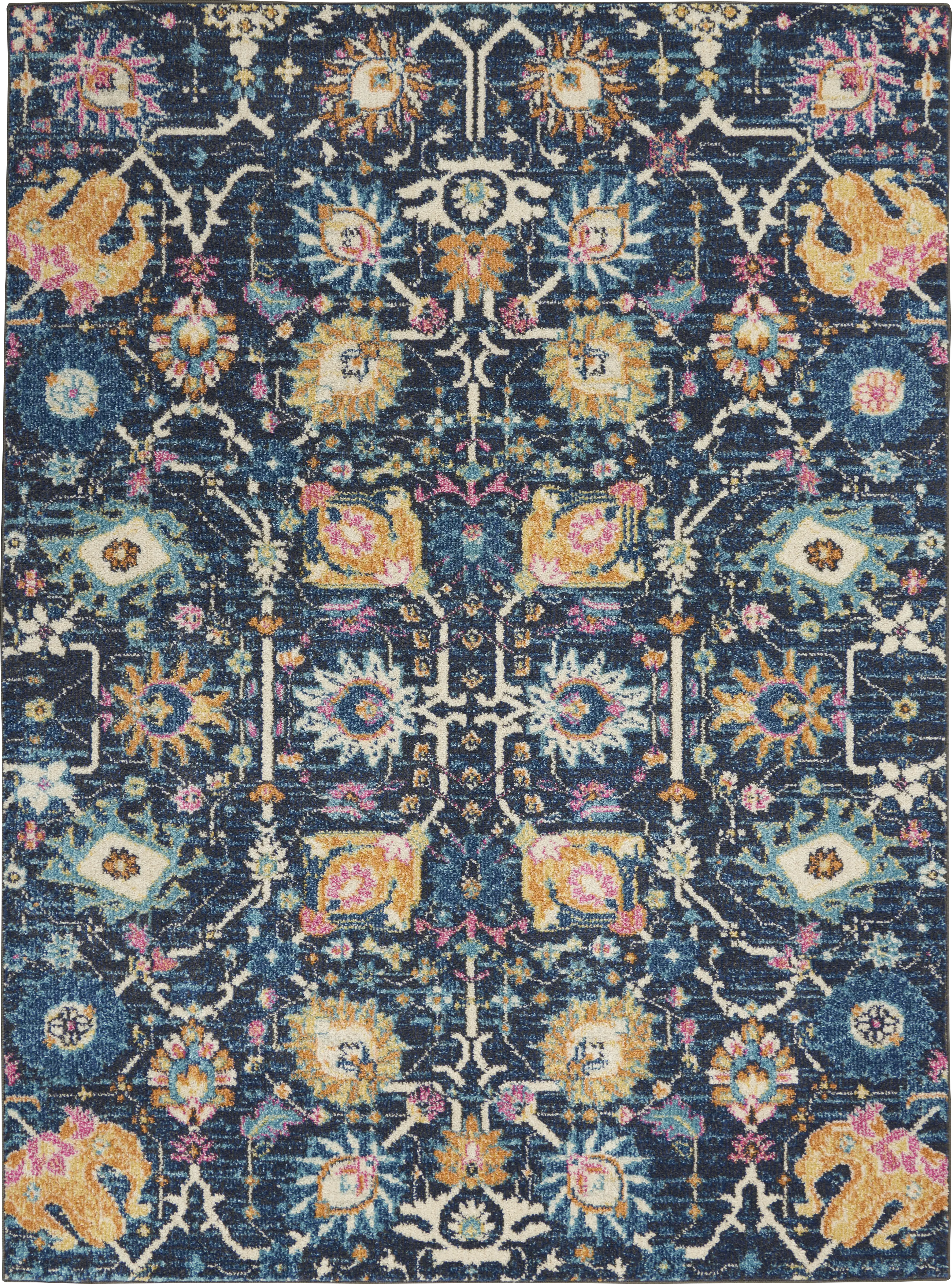 Kids Verenna Navy 4' x 6' Rug - Thumbnail - Image 1