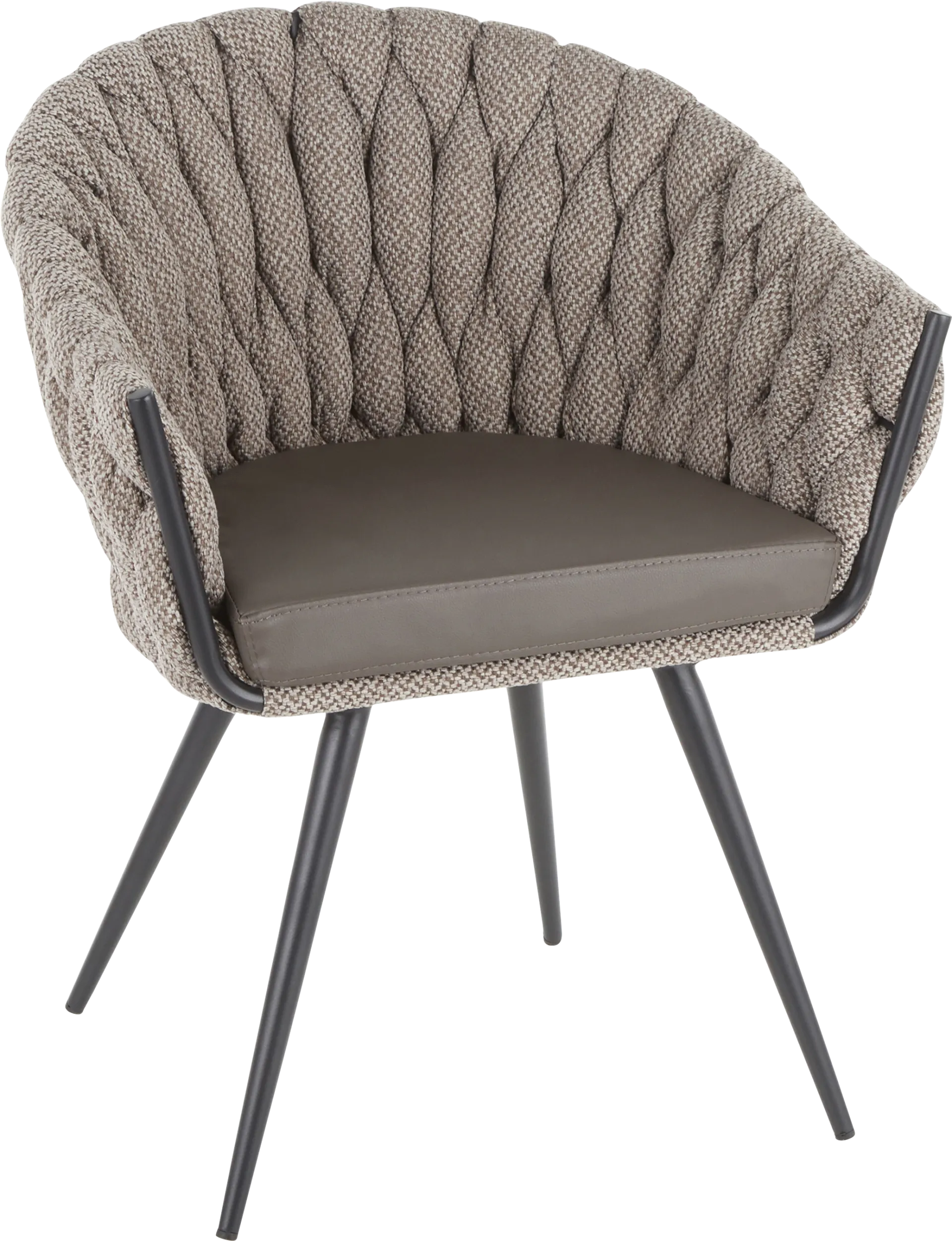 Maxine Lane Gray Side Chair - Image 1