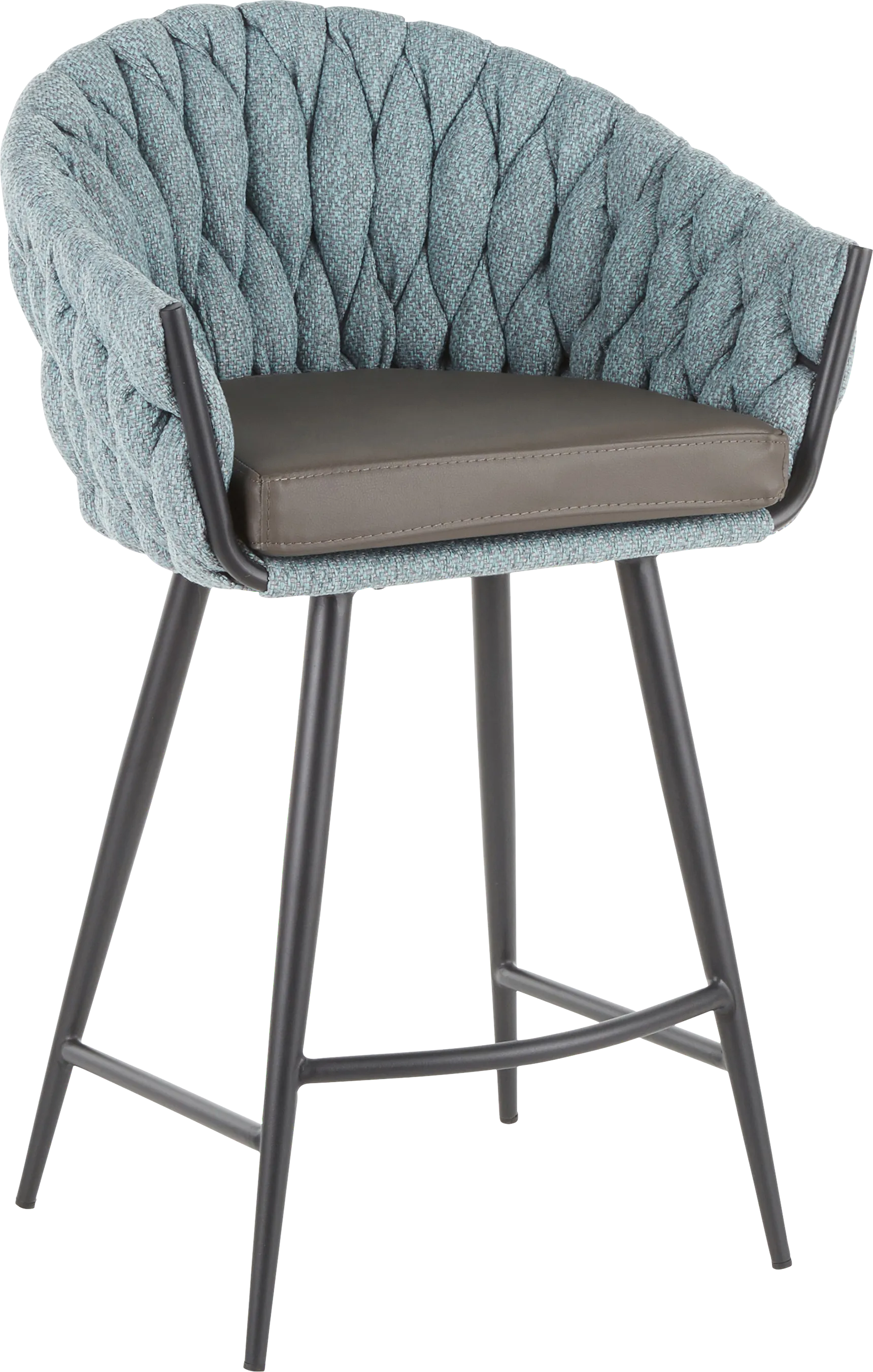 Maxine Lane Blue Counter Height Stool - Thumbnail - Image 1
