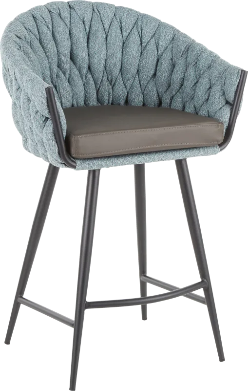 Maxine Lane Blue Counter Height Stool