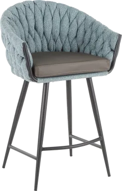 Maxine Lane Blue Counter Height Stool