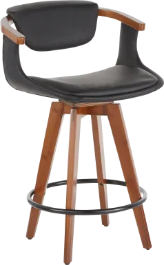 Olsin Black Counter Height Stool