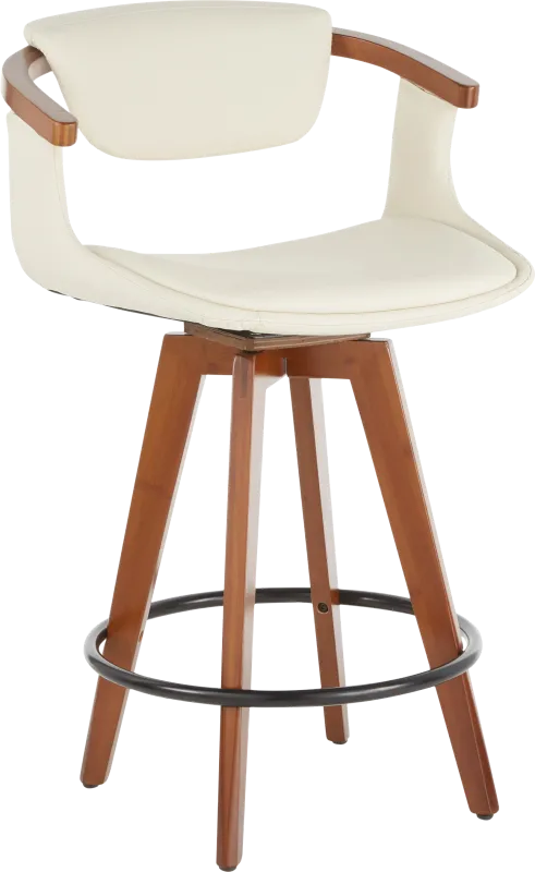 Olsin Cream Counter Height Stool