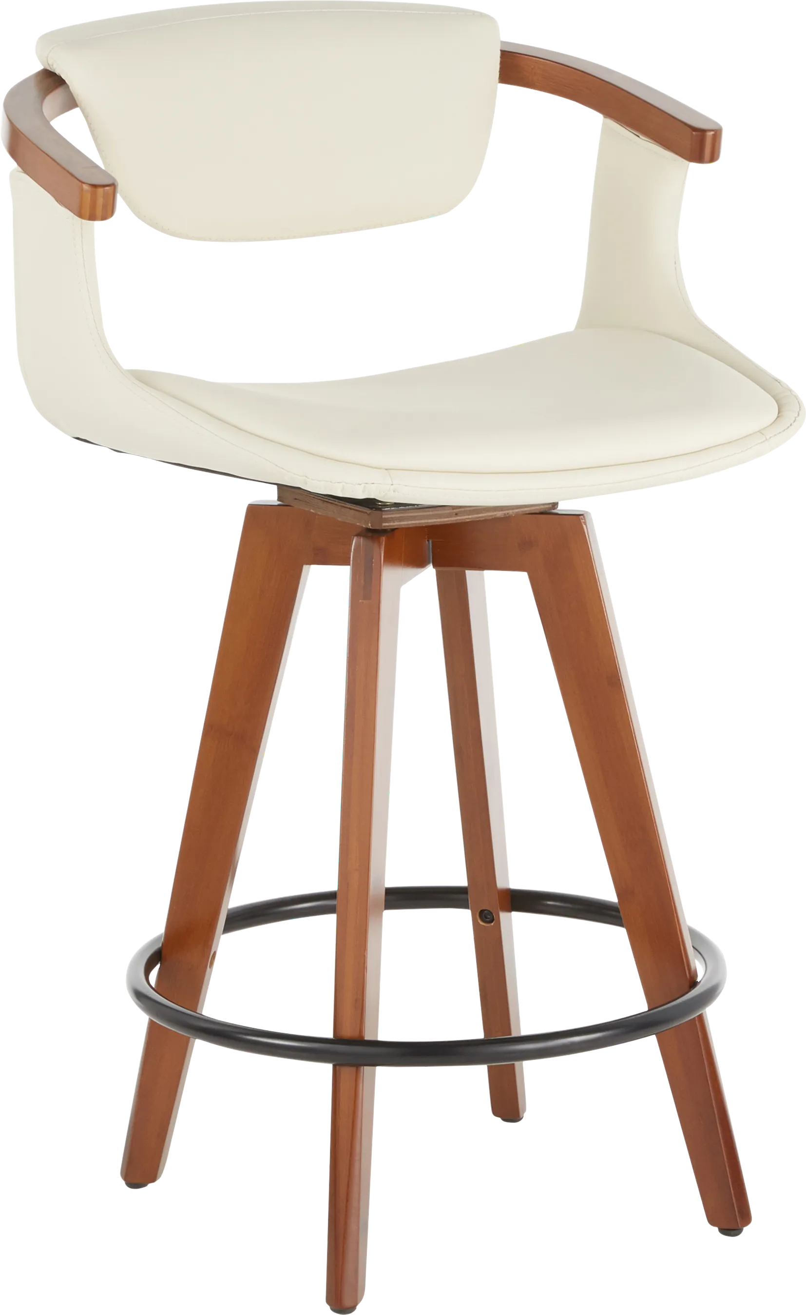 Olsin Cream Counter Height Stool - Image 1