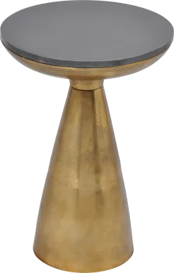 Nisbet Black Accent Table