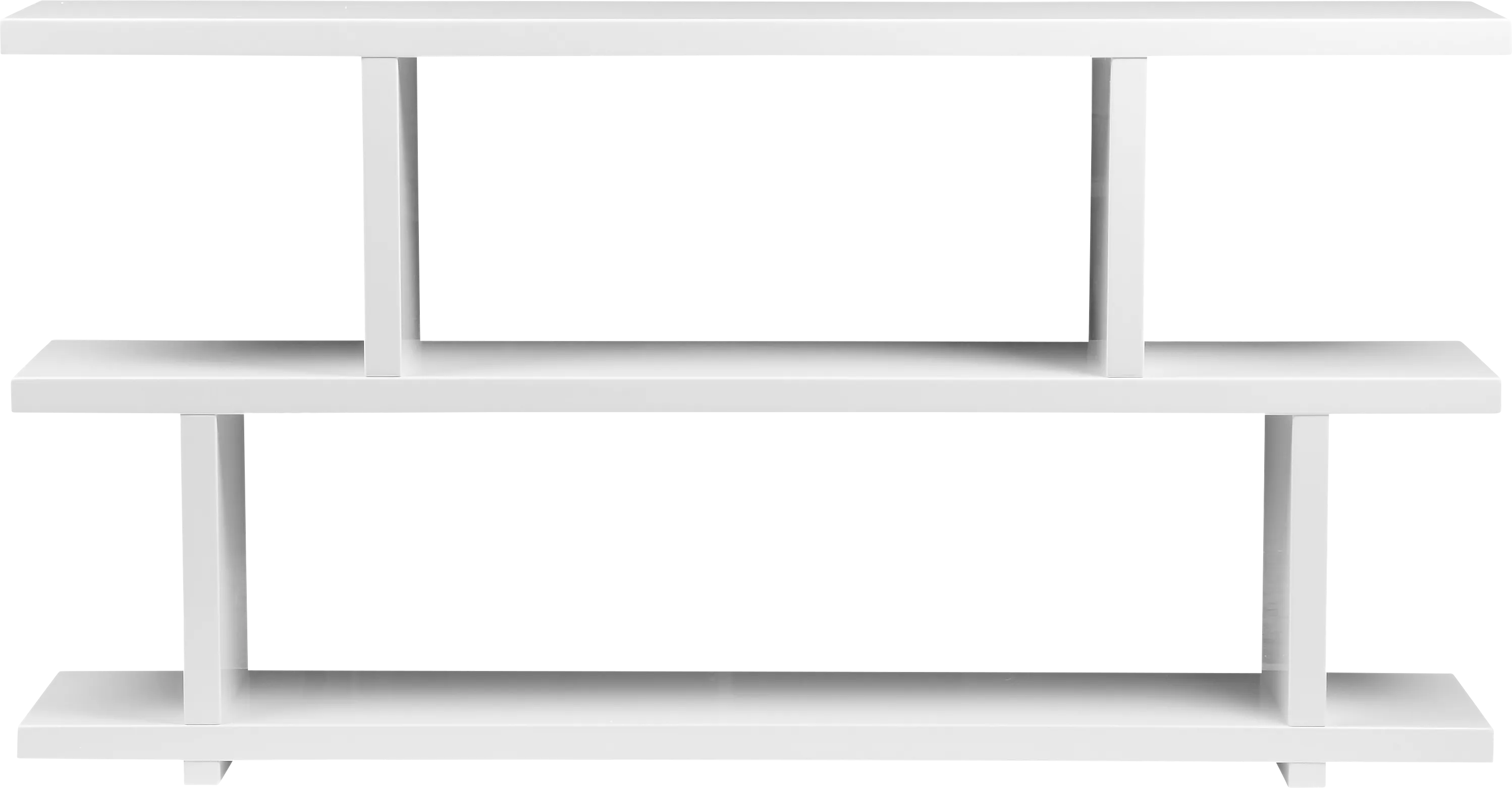 Ankerville White Bookcase - Thumbnail - Image 1