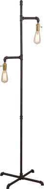 Pickton Gray Floor Lamp