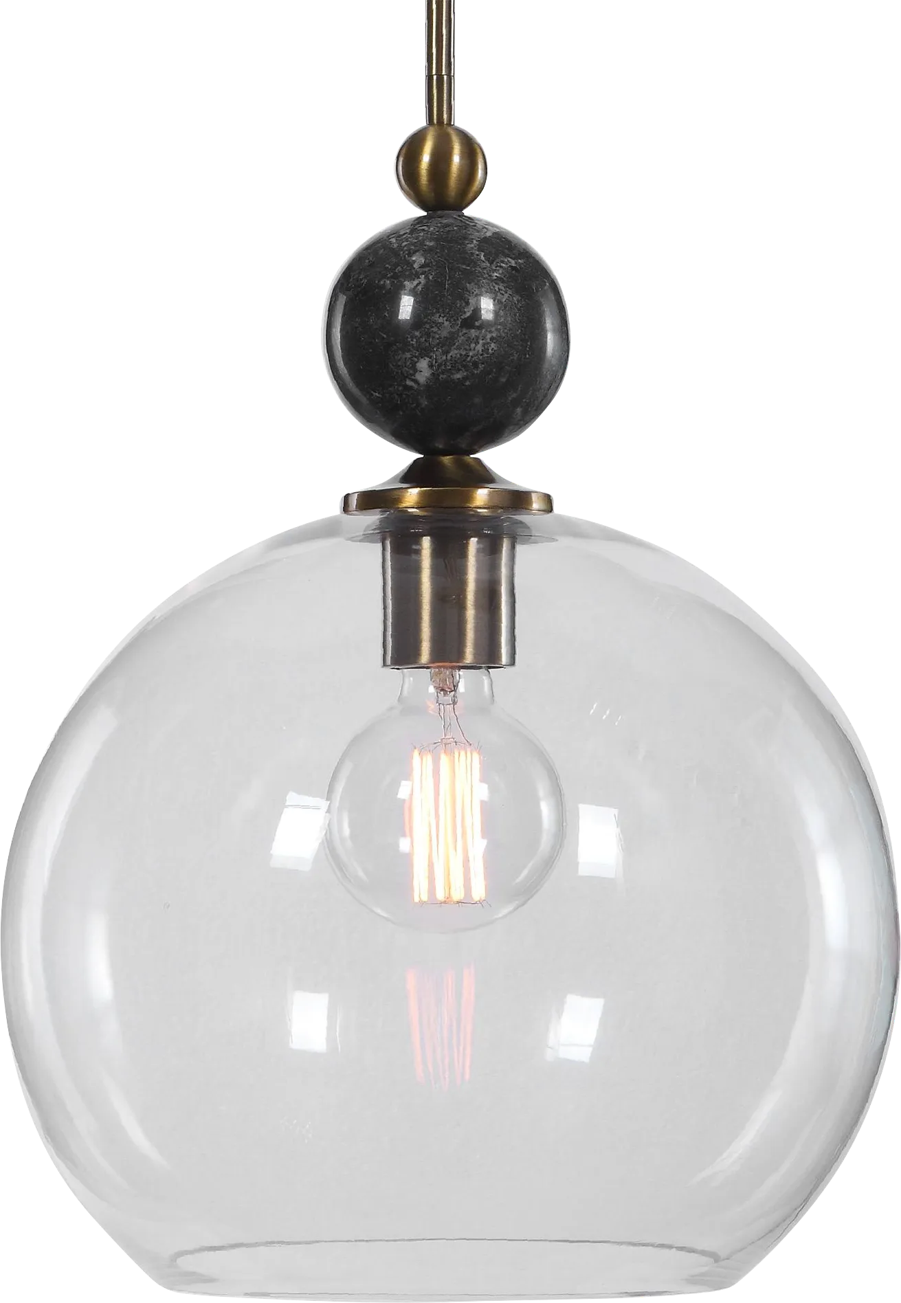 Trevor Lane Brass Pendant - Image 1