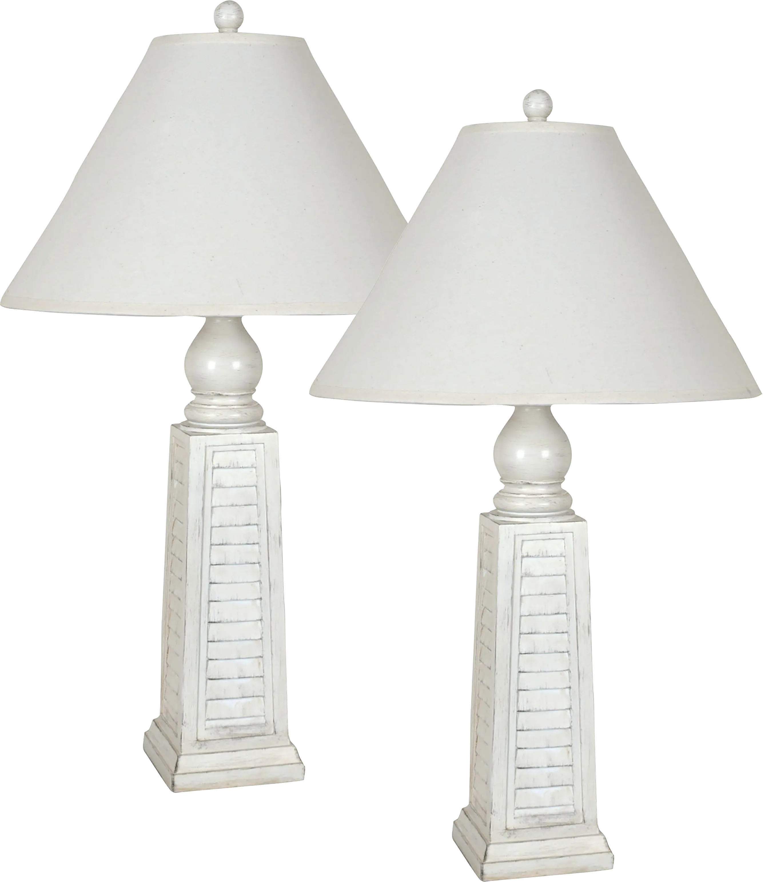 Boyd Town White Lamp, Set of 2