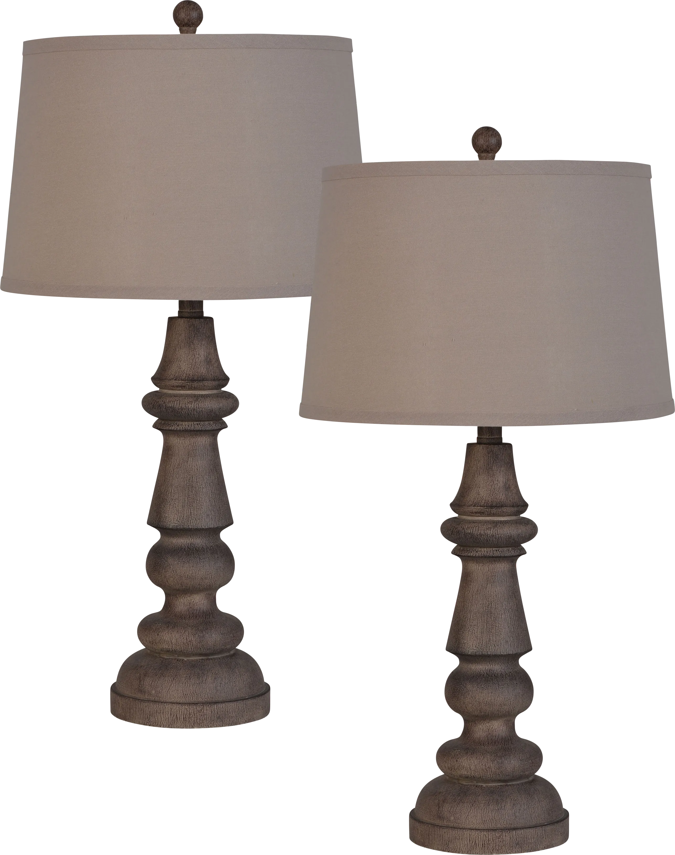 Allston Drive Brown Table Lamps, Set of 2 - Thumbnail - Image 1