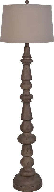 Allston Drive Brown Floor Lamp