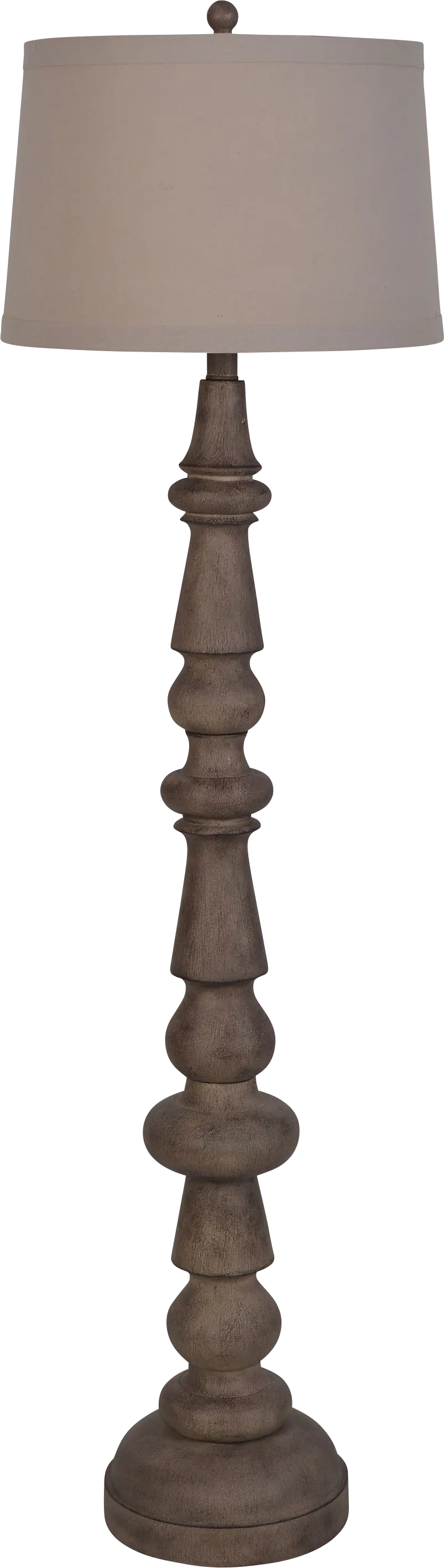 Allston Drive Brown Floor Lamp