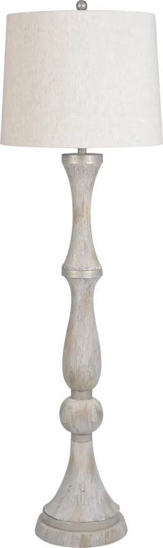 Clyde Grove Beige Floor Lamp
