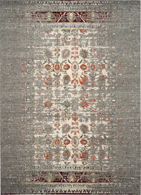 Aziza Gray 6'7 x 9'2 Rug